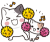 一緒に応援＜ぶちにゃん・ぷちにゃん＞