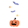 無料イラスト シームレスなハロウィーンの背景