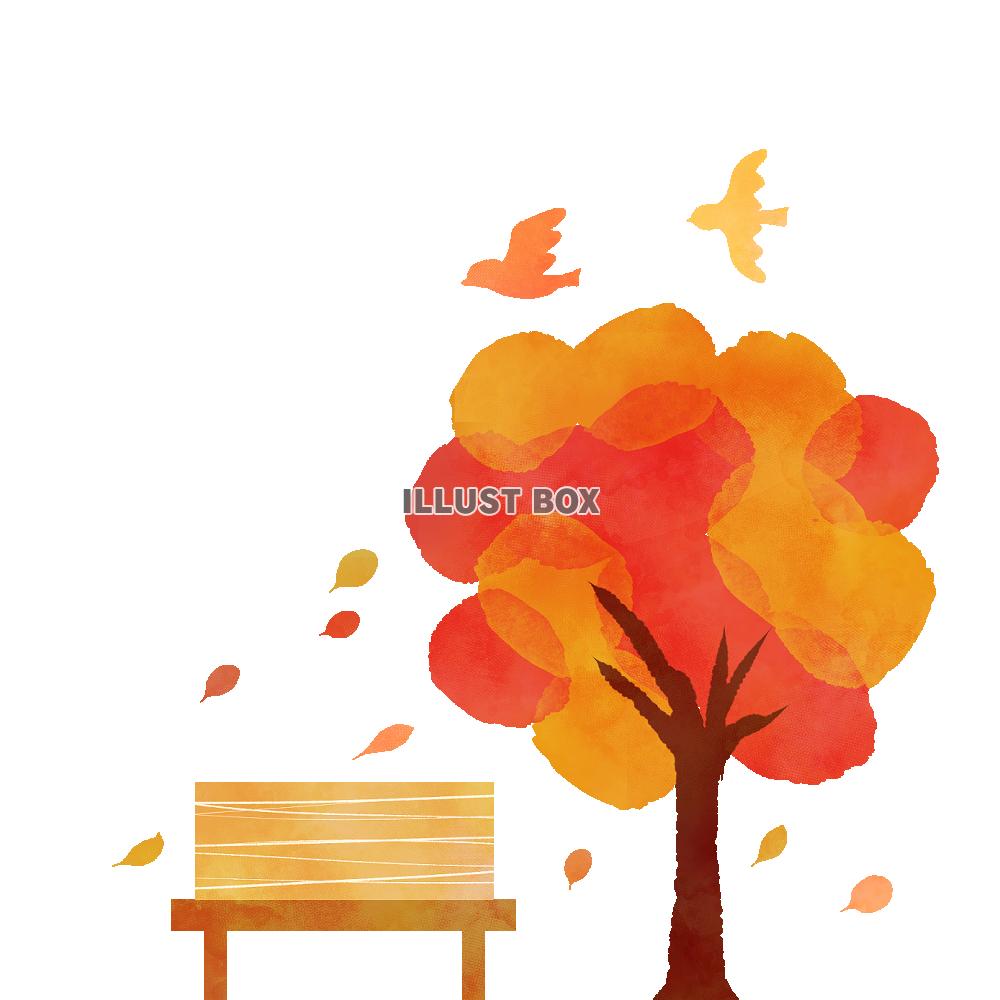 秋の風景 イラスト無料