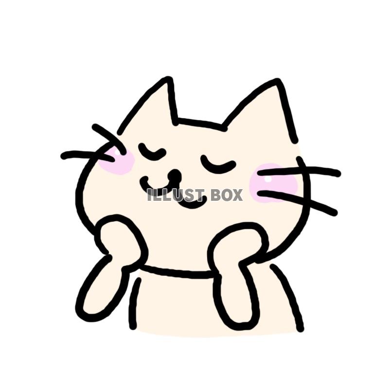 無料イラスト 眠る猫