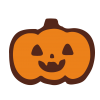 シンプルなかぼちゃ