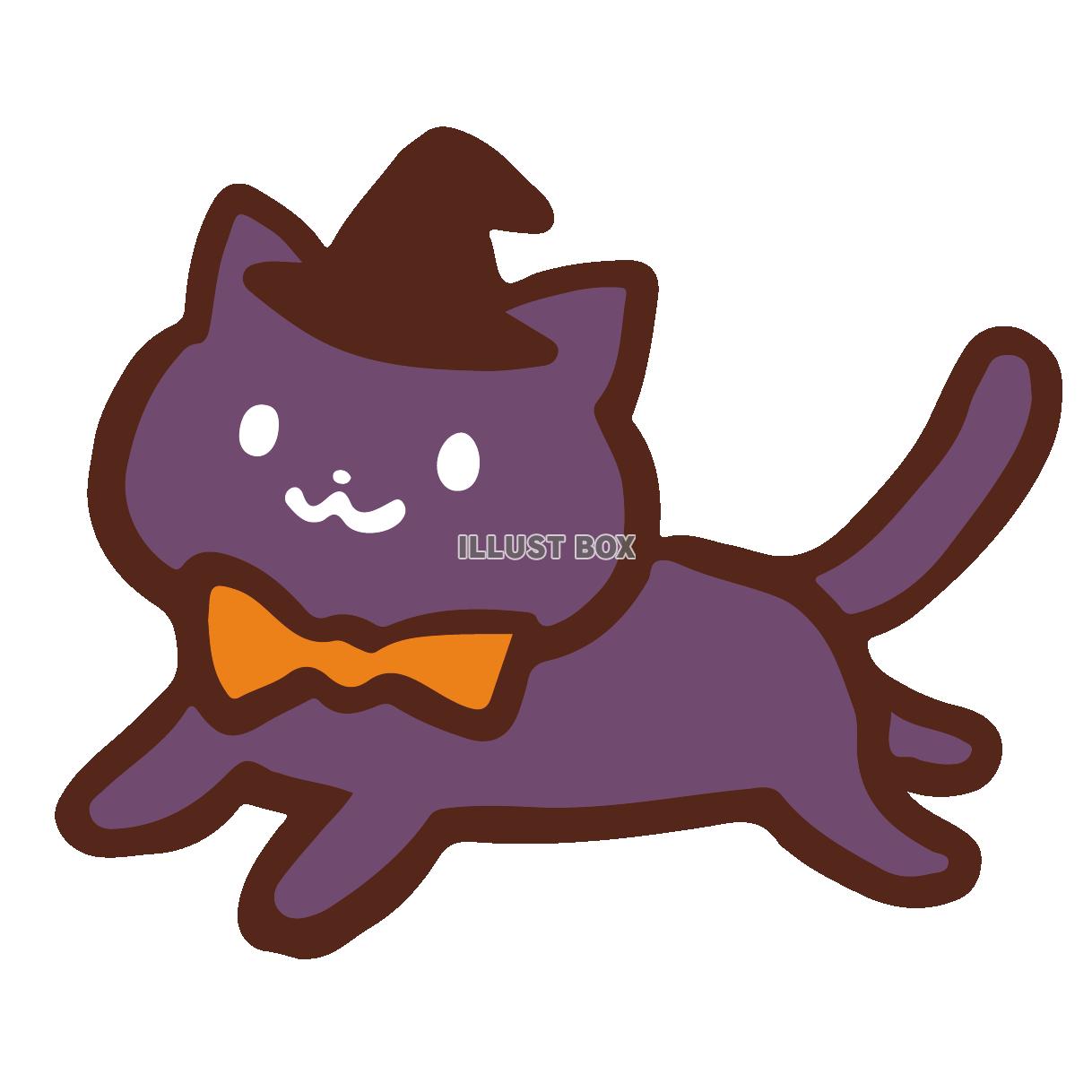 無料イラスト ハロウィンの猫