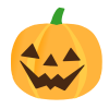 ハロウィンのカボチャ　透過png