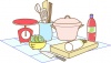 キッチンの風景・調理道具