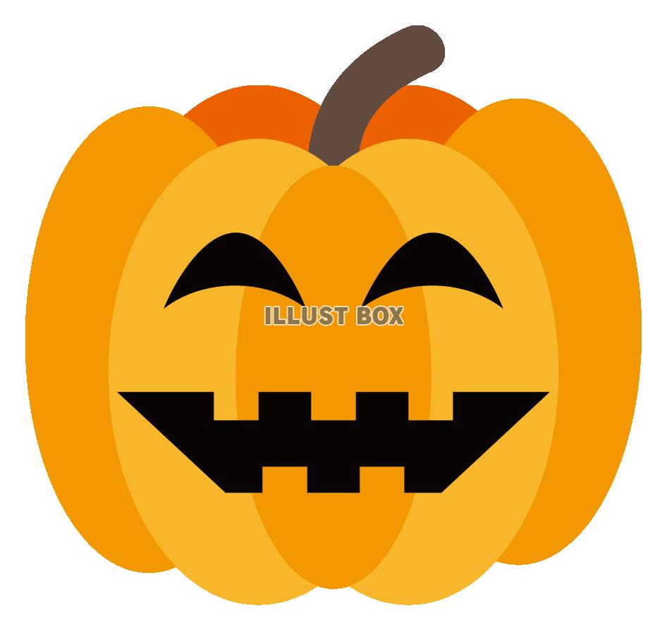 無料イラスト ハロウィン かぼちゃのおばけ ４