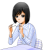 眠れません…（透過png）