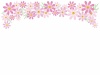 秋の花コスモスのシンプル飾り枠【9月10月11月頃の植物】 
