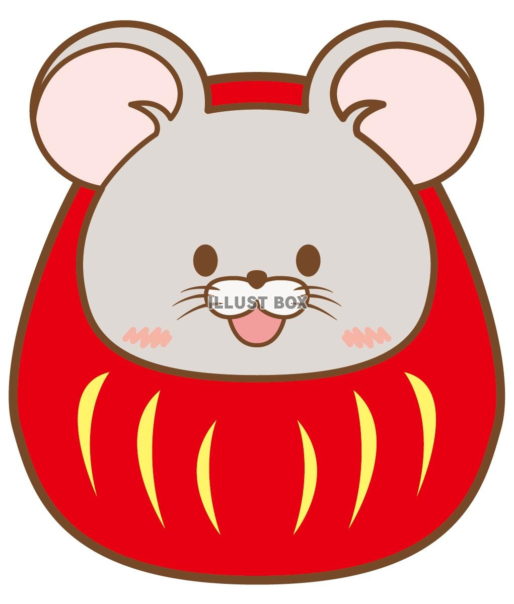 ねずみのダルマ01