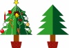 シンプルなクリスマスツリー