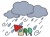台風と家