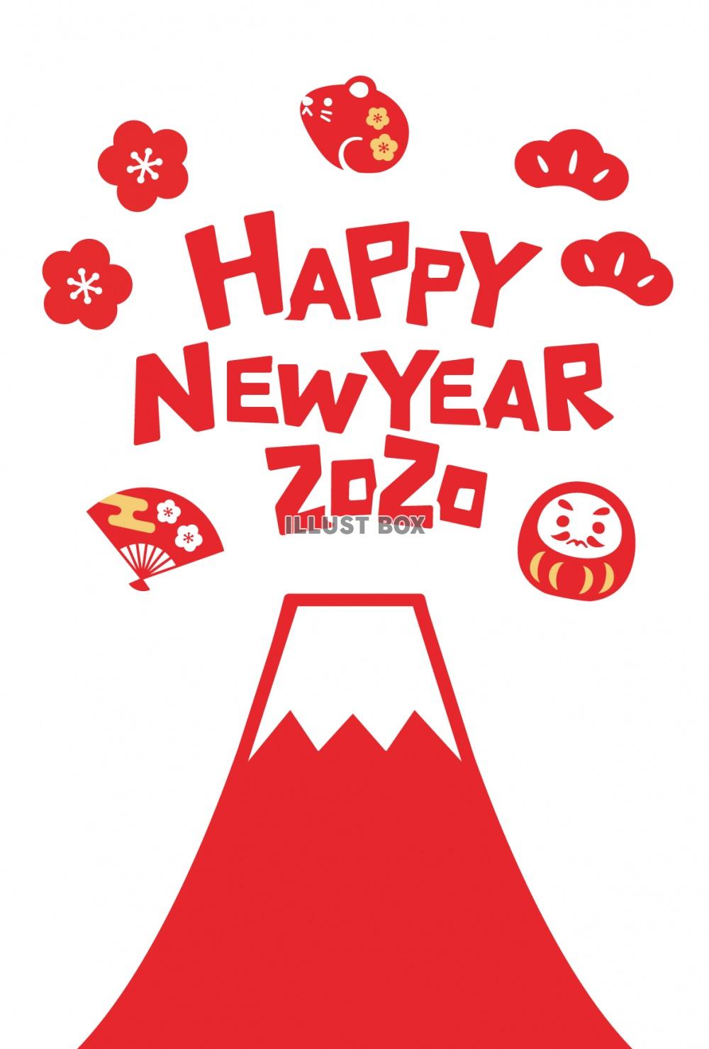 2020年　赤富士