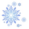 雪の結晶のイラスト素材