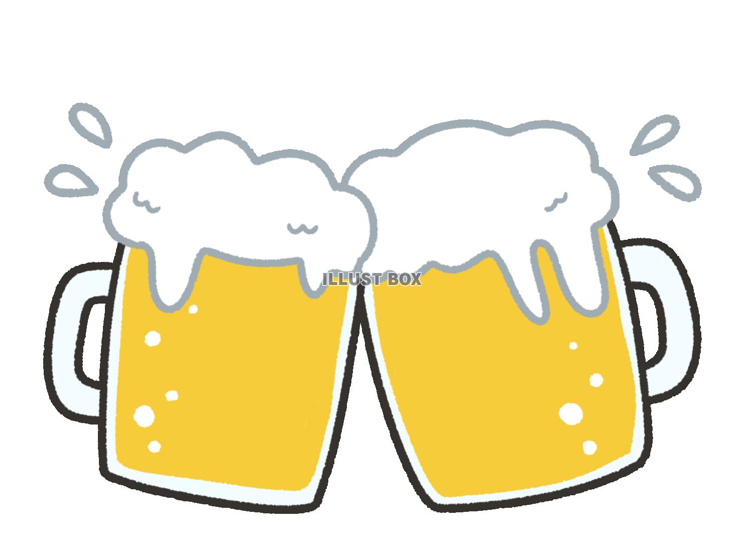 生ビール イラスト無料