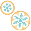 雪のクッキー２