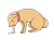体調不良で嘔吐する犬