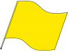レースフラッグ・黄旗（透過png）