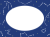 丸フレームと星座柄背景