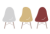 透過・雑貨風の椅子のイラスト　かわいい北欧シンプル手書き手描きカラフルチェア