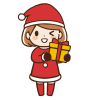 クリスマスの女の子