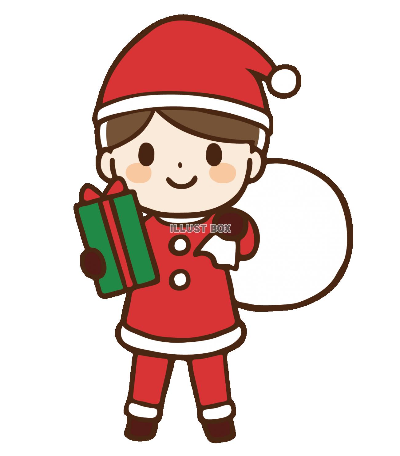 クリスマスの男の子