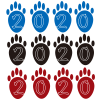 2020年ねずみの足跡ワンポイントセット