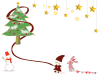 クリスマスのフレーム