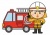 自動車03_03（消防自動車・消防士）