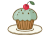 ミントチョコケーキ（主線あり）