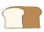シンプルな食パン