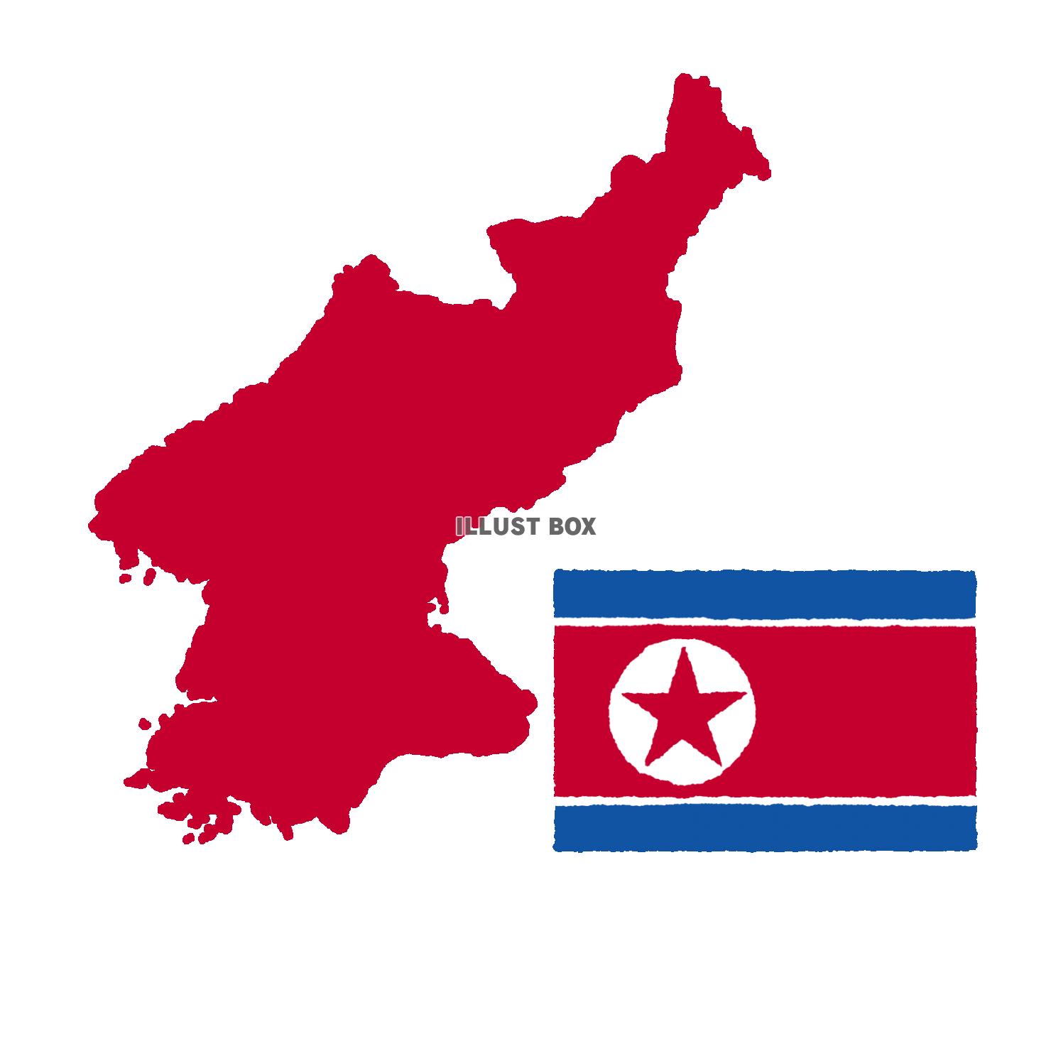 北朝鮮 : イラスト無料