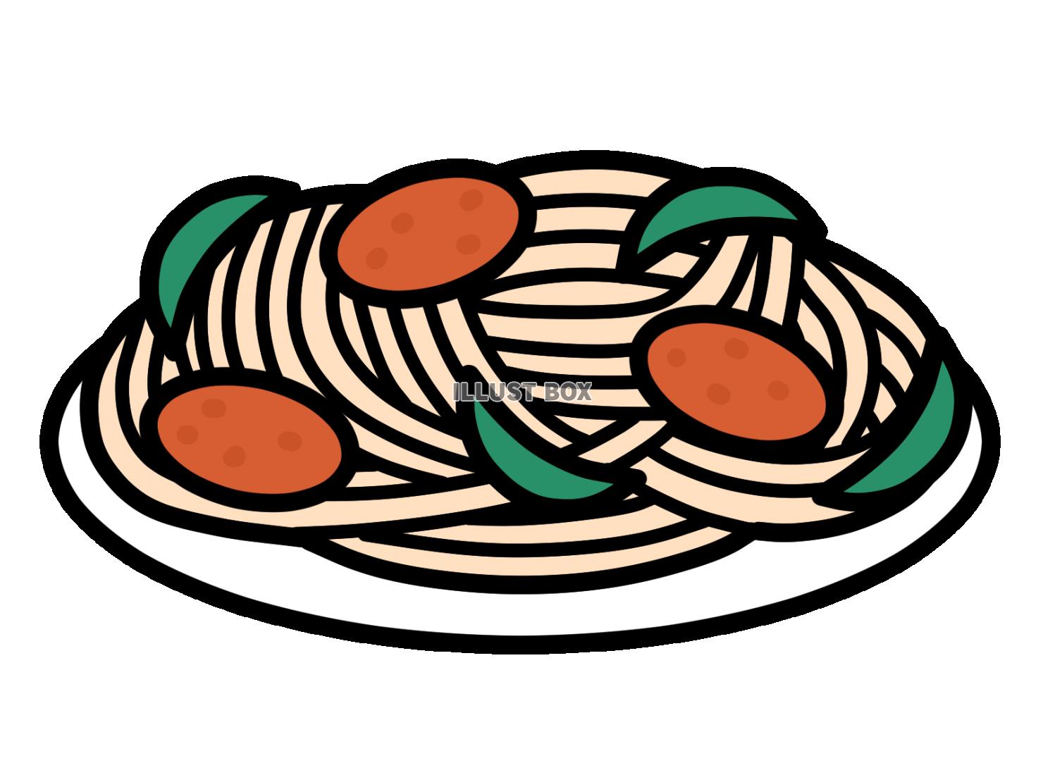 無料イラスト パスタ