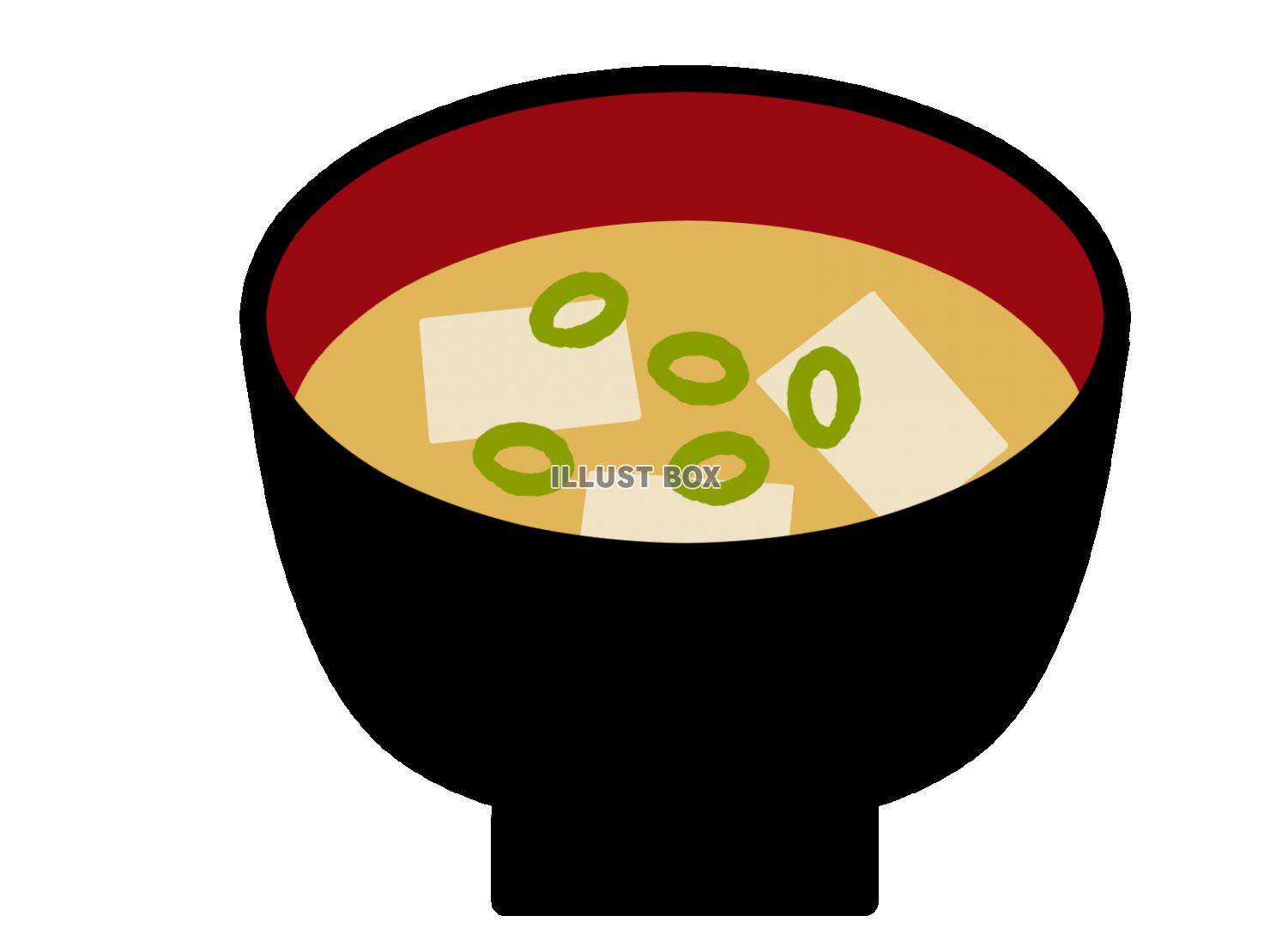 無料イラスト お味噌汁