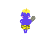 青鬼のイラスト