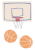 透過・バスケの手書きゆるイラスト　ゴールボール部活運動部体育スポーツ