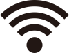 Wi-Fiマーク（ワイファイ）アイコン