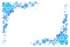雪の結晶のイラストカード