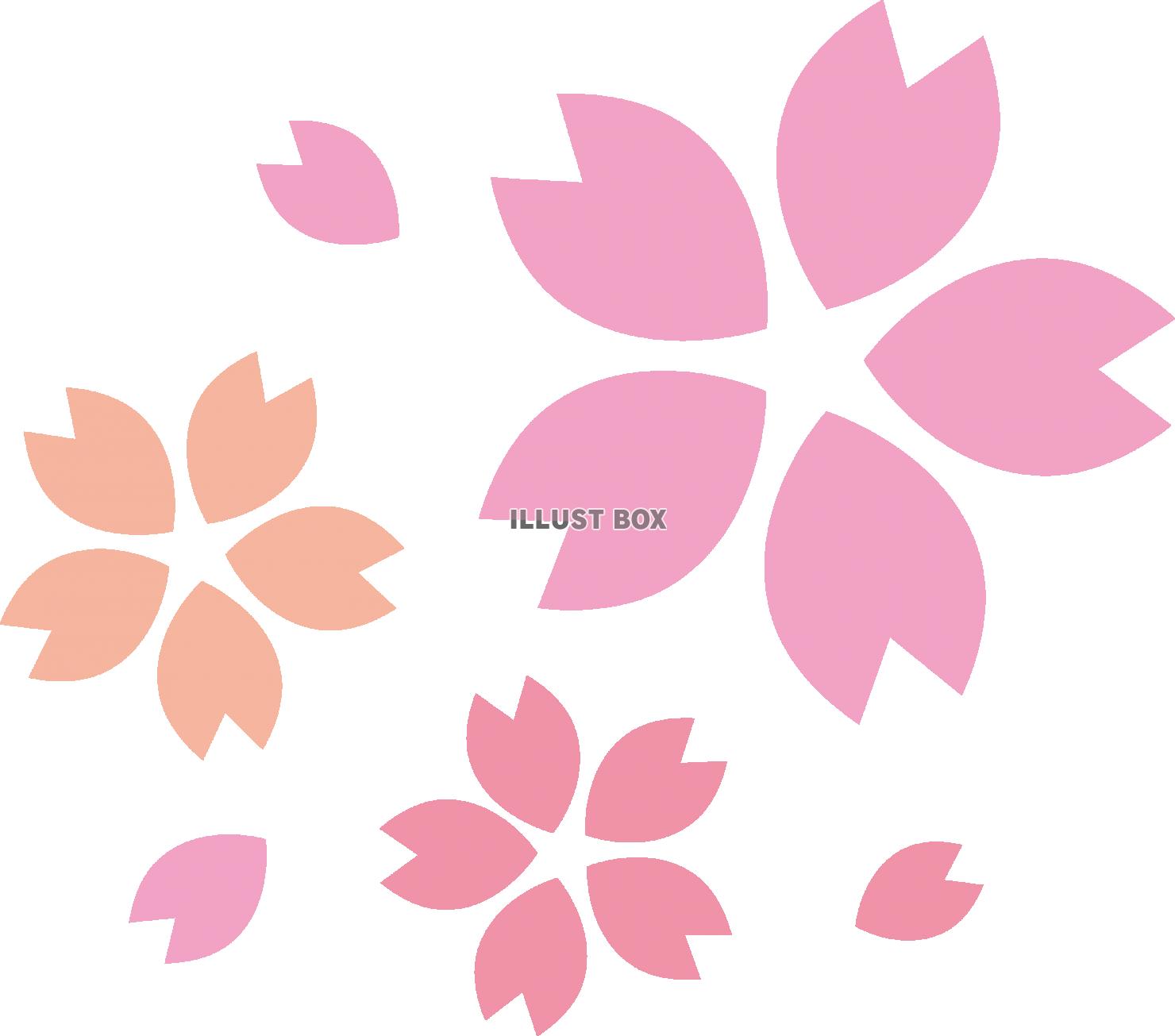 イラスト 桜の 花びら 和風の桜の花びらの背景もフリー無料素材の画像をダウンロード