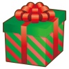 プレゼントボックス02(リボン、箱、誕生日、クリスマス、バレンタイン、ホワイトデ