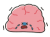 手描きの不健康な脳