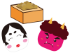 節分　イラスト
