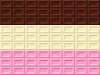 ３色の板チョコ