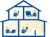  家庭　wifi 無線lan 説明図 ピクトグラム