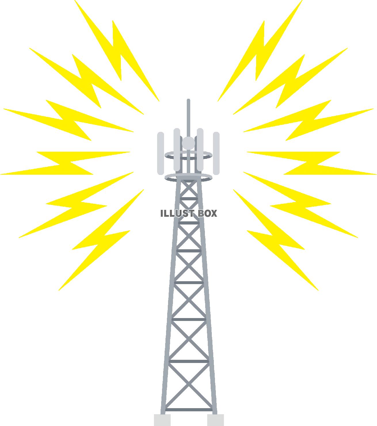 携帯電話の基地局　アンテナ