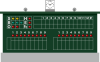 野球のスコアボード　球場　スタジアム