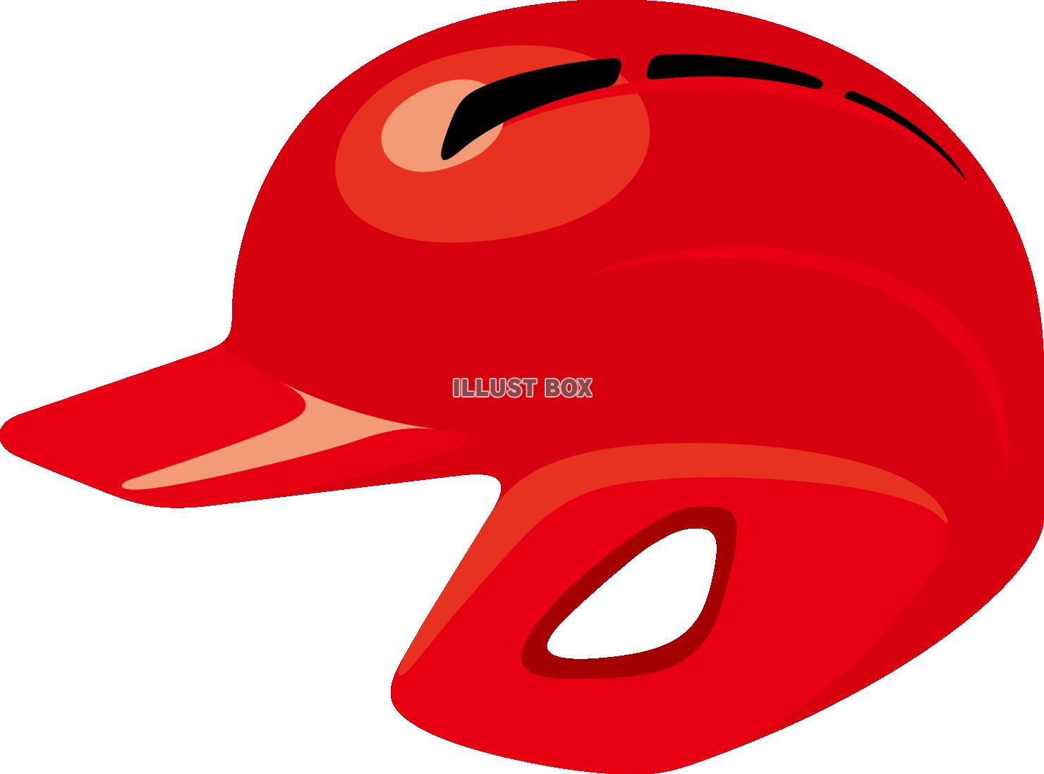 無料イラスト 野球用具 用品 ヘルメット スポーツギア