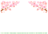 【桜】満開お花見フレーム★透過PNG