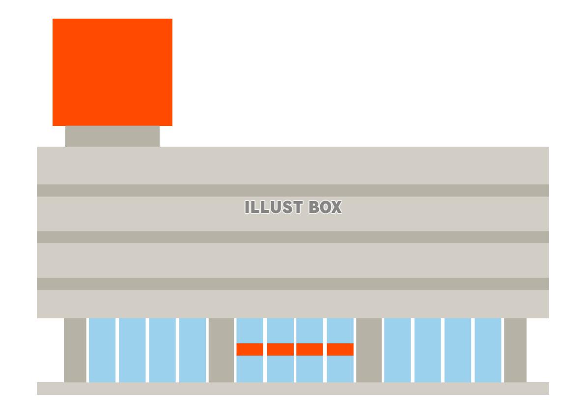 無料イラスト 大型商業施設