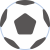 シンプルなサッカーボール