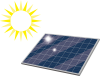 ソーラーパネル　太陽電池と太陽