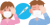 発熱　マスクをする男女